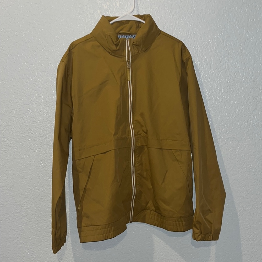Men's Tan Windbreaker Jacket